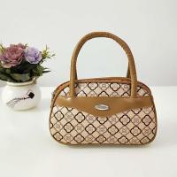 805黄色四叶花 老人买菜手机零钱手拿包奶奶小包手拎迷你女包中老年人手提小包包