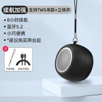 鉆石黑 标准版[蓝牙5.2/迷你身材大音量] 爱国者T26 无线蓝牙音箱手机音响大音量便携式小钢炮迷你低音炮