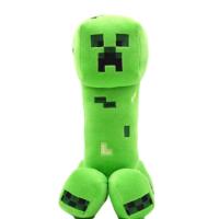 18cm小苦力怕 我的世界毛绒公仔末影龙史蒂夫坐姿苦力怕僵尸人玩具狐狸玩偶娃娃