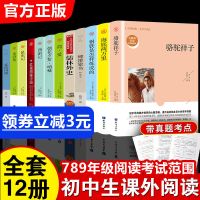 全新正版[假一罚十] [2册]西游记+朝花夕拾七年级上必读 全套12本初中生必读课外书名著七年级骆驼祥子海底两万里中学生