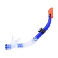 一个半干式管-蓝色 防水防雾泳镜护鼻一体游泳眼镜鼻子防呛水儿童浮潜水镜呼吸管套装