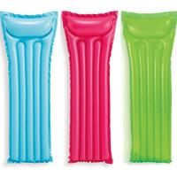 实色浮排-玫红 水上充气浮排儿童成人加厚浮床动物坐骑游泳圈加厚漂浮气垫充气床