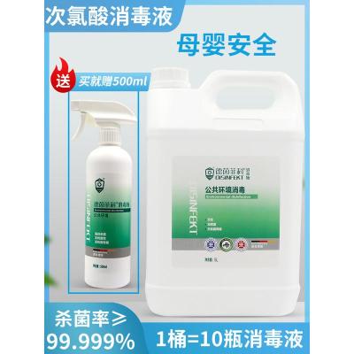 次氯酸消毒液 德茵菲科公共环境学校5L大桶装含氯 次氯酸消毒水