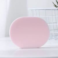 粉色加大洗脸扑 雪瑞姑姑同款洗脸扑洁面海绵大块可挂绳款深层清洁海藻竹炭加厚