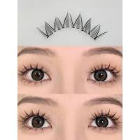 混合式 8mm 原来女团睫毛是这么贴的啊 魔睫丝分段式自然v型仙子毛假睫毛朵毛