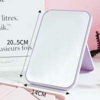 白色 L39-特价款北欧镜 男士专用折叠镜子宿舍便携化妆镜学生超简约大号男生小镜子刮胡须