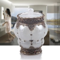 X002棉签盒 家用牙签盒北欧棉签盒客厅树脂收纳盒套装欧式个性创意可爱牙签筒