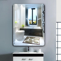 直角30*42(粘胶) 其他 。欧式多功能卫生间镜子免打孔厕所镜子背景墙粘贴小境子玻璃镜片
