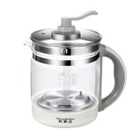 三环白色+304不锈钢 养生壶配件单卖单壶身通用玻璃壶体全玻璃杯身单配养身裸壶杯茶壶