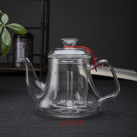 A款1100ml煮茶壶 耐热玻璃煮茶壶耐高温加厚烧水壶大容量蒸煮茶器家用煮水壶电陶炉