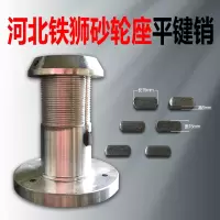 河北铁狮砂轮座平键销(2个) 沧州河北铁狮自动分离磨浆机搭扣弹簧拨渣器联轴器商用豆浆机配件