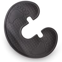 黑色 儿童车搁脚板三轮车婴儿手推车配件舒适大脚踏板小宝宝防夹脚通用