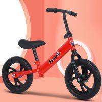 中国红平衡车 无脚踏无辅助轮 无售后 儿童平衡车无脚踏1-3-5岁宝宝三轮车可折叠学步滑行三合一自行车