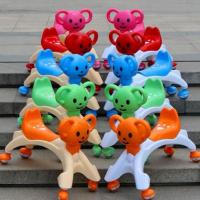 无音乐颜色随机 多功能小马车儿童学步四轮滑滑车加厚扭扭滑行童车塑料摇马扭扭车