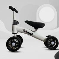 白色+发泡轮 儿童平衡车滑步车1-2-3岁宝宝溜溜扭扭车四轮婴幼儿学步滑行车