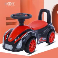 中国红+大礼包(联系客服领取红包卡) 小靠背滑行款+音乐+灯光 扭扭车儿童车1到3岁可电动可滑行四轮玩具车音乐手推护栏溜