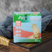 面大师PVC-M码中号 M 面大师 一次性PVC无粉手套 烘焙揉面橡胶手套 20只 3种规格