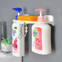 L1:皂液挂 卫生间沐浴露洗发水瓶子置物架洗手液挂架按压瓶挂钩乳液器免打孔