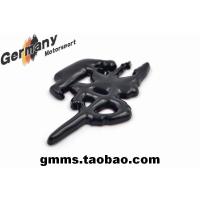 汽车用佛系佛字车标车贴铭牌标牌装饰标黑色改装贴一路顺风保平安