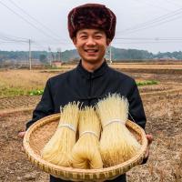 5斤细干米粉 饭匹兄弟爷老倌湖南手工米粉干米粉粗粉细粉米线炒粉拌粉汤粉5斤