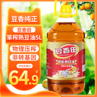 豆香甜 笨榨大豆油5L 东北非转基因食用油 压榨农家食用油5升家用