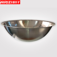 直径44CM高度13CM 桑切斯食堂饭店商用凹面电磁炉燃气用不锈钢大锅大灶锅反边锅炒锅