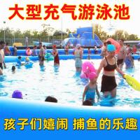 花色 儿童充气游泳池家用婴儿游泳桶气垫大型户外水上乐园海洋球钓鱼池