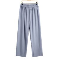 棉麻裤子/灰色 XL 中老年男装长裤唐装棉麻中国风休闲裤中式汉服名族风大码薄款裤子