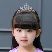 15[发箍款] 简装:备用胶+钻+夹子+丝带 儿童皇冠头饰花童手工水晶发饰王冠女孩生日演出发箍公主礼服配饰