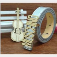 香字母荔枝纹银色 80cm 儿童皮带男童腰带皮带小孩配饰男童英伦扣式皮带女童皮带腰带裤带