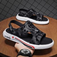 黑色 39 [收藏+关注+5星晒图领5元] 凉鞋男潮夏季户外男士开车外穿拖鞋室外防滑软底厚底两用沙滩凉拖