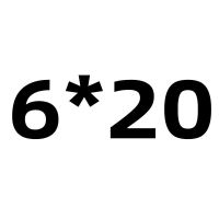 M6x20mm(20套) M6小龙哈好孩子等通用实木摇床摇篮床婴儿床螺丝配件安装螺钉套装