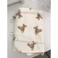 四合一化妆包 泰迪熊 创意便携大容量多功能分格收纳包网袋分装旅行洗漱四合一化妆包女