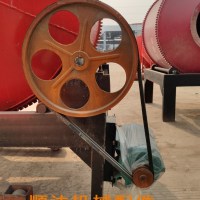 直径375内孔33 齿圈混凝土水泥搅拌机皮带盘滚筒圆罐搅拌机配件大全B型2槽皮带轮