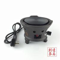 黑色 正稻迷你电陶炉静音无辐射泡茶电陶炉功夫茶炉铁壶玻璃茶炉