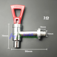 普通款3分(精抛不锈钢) 豪华裕和裕豪 春雨骏诺开水器龙头4分耐高温 咖啡机欧式水龙头