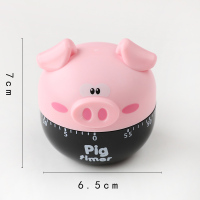 D26-小猪粉色 闹钟计时器学生两用学生儿童可视化计时器自律厨房提醒器闹钟卡通
