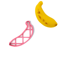 香蕉3英寸(7.6厘米) 水果桃子卡通包子馒头制作模具烘焙婴儿宝宝辅食磨具面食造型压