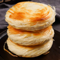 20个饼+送纸袋(发普通快递) 老潼关肉夹馍生饼胚酥脆烧饼家庭装方便冷冻半成品面食手工千层饼