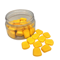 仿真玉米[黄色] 30粒/瓶 吉鲤部落仿真玉米欧鲤钓大浮力球形铒反底微离底麝香欧式钓鱼珠珠