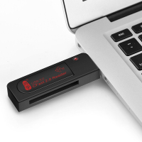 黑色 USB3.0 川宇 USB3.0高速读卡器CFast 2.0单反相机内存存储卡专用C302