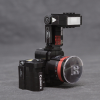 EUS 6C_Mark IV[数码相机] 乐高积木打字机相机复古成人拼装玩具男孩大人小颗粒模型拼图摆件