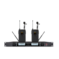 一拖二配领夹话筒 飞威无线会议话筒一拖四鹅颈一拖八耳麦演出一拖二领夹专用麦克风