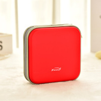 40片红色 40片光盘收纳盒cd盒cd包碟片盒防潮DVD光碟包光盘包cd收纳保护夹