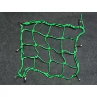 绿色 30X30厘米 摩托车头盔行李杂物网兜骑士装备油箱网袋绑带松紧网绳罩改装配件