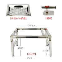 折叠抿架小号+抿盘+抿推 豆面抿尖床 折叠不锈钢抿床 山西面食工具 抿面机 抿擦尖圪斗蝌