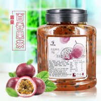 百香果茶 盾皇花果茶原浆 柠檬百香果酱冲饮原料 商用果肉果酱1.5kg