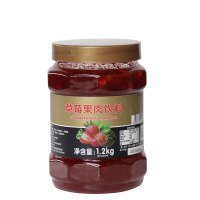 草莓茶酱 临期6月下旬到期 鲜活韩式蜂蜜柚子茶1.2kg 优果C金桔柠檬百香果酱奶茶店专用原料