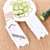 黄瓜切片器 切香肠神器不锈钢香蕉切片器火腿肠黄瓜切水果切片机家用小型家用
