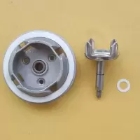 东菱面包机原厂配件1号轴套一套(含中轴 缓冲垫 塑料垫片)